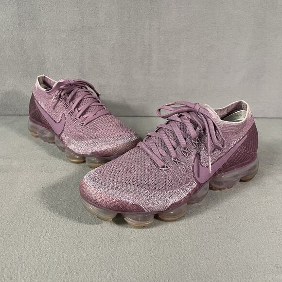 Nike Air Vapormax Flyknit Women Sz 8.5 Purple Running Shoes 849557-500 Sneakers - Picture 1 of 7